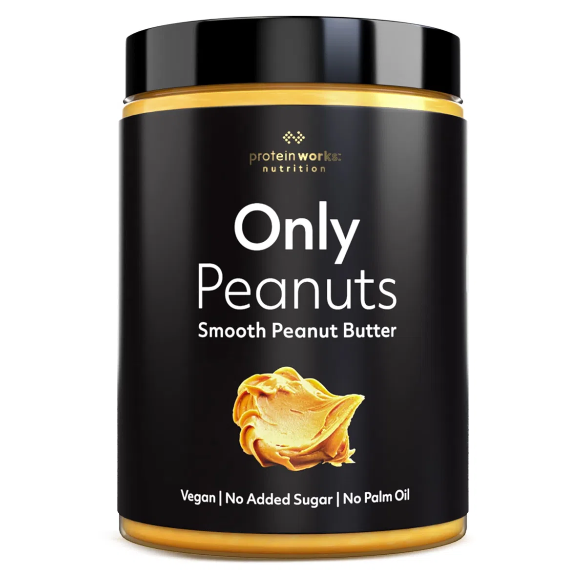 THE PROTEIN WORKS Mantequilla de Cacahuete Cremosa | 100% Natural Peanut Butter | Apto Para Veganos| Sin azúcares añadidos, conservantes ni aceite de palma | 990g