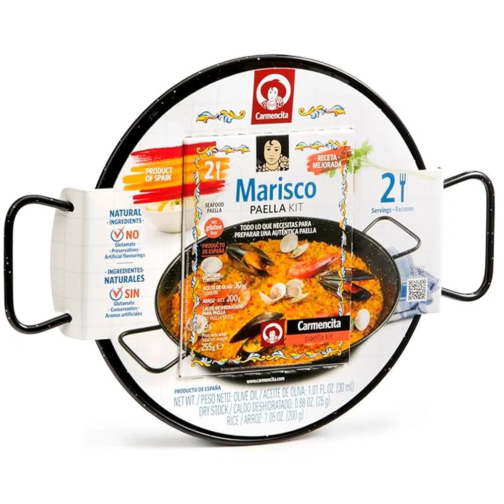 PAELLA KIT MARISCO estuche 2R con Paellera