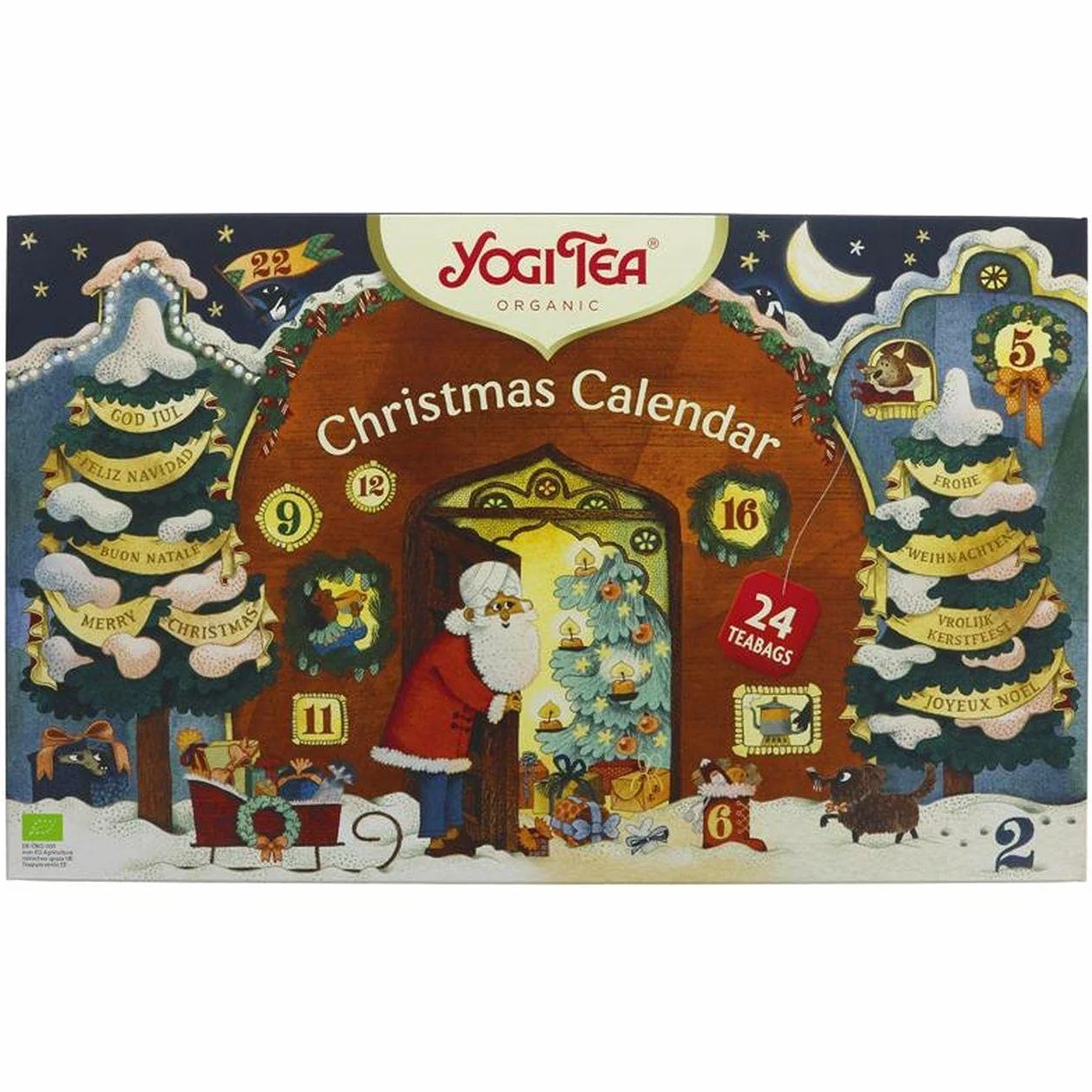 Yogi Teas Calendario de Navidad Orgánico Ayurvédico 2021