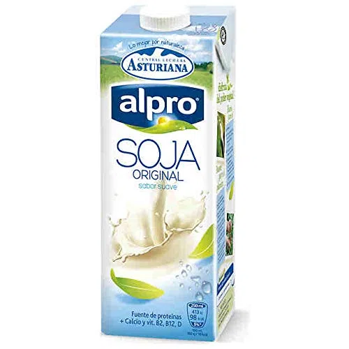BEBIDA DE SOJA CON CALCIO ASTURIANA ALPRO 1L * 6