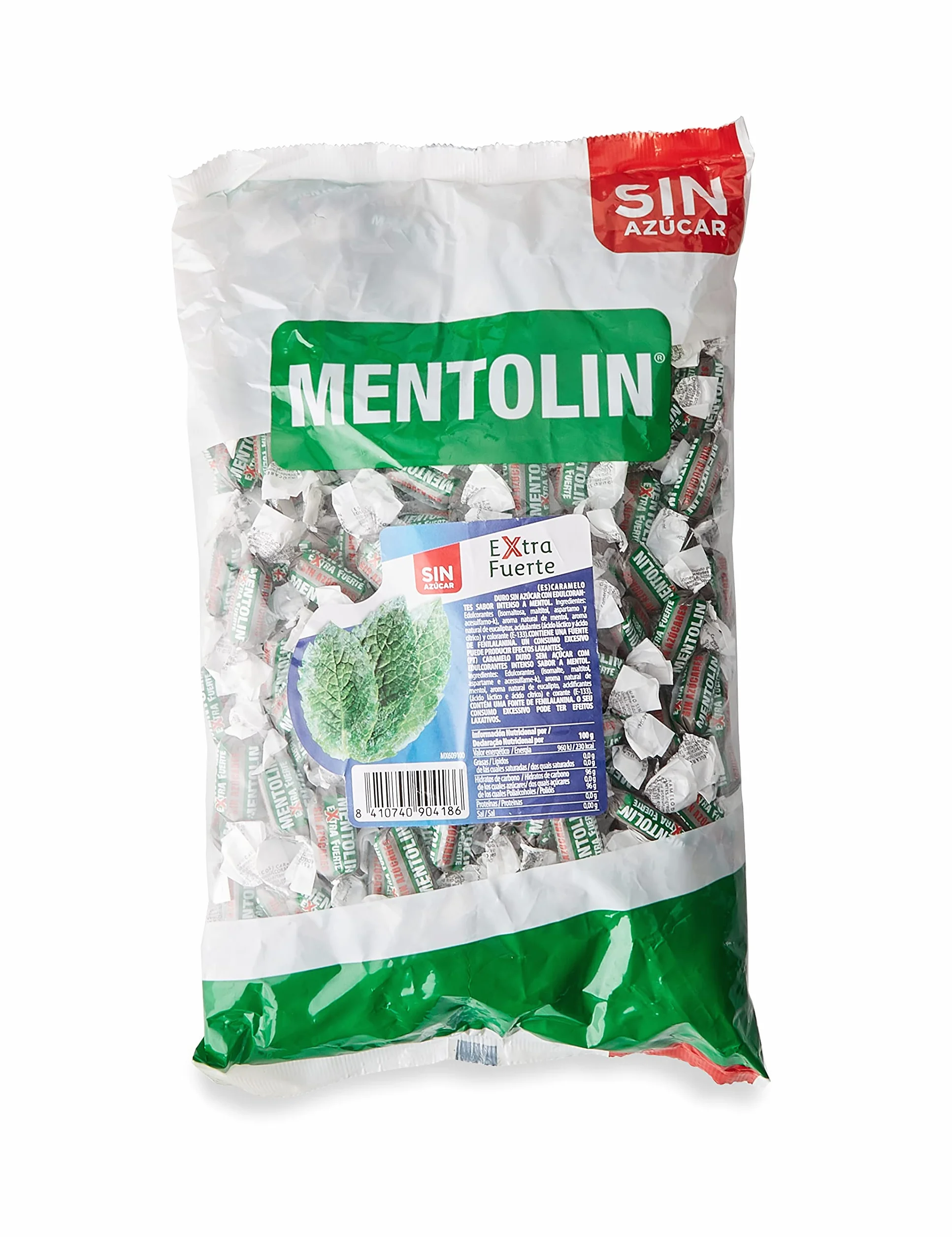 Mentolin Extra Fuerte Sin Azúcar 1000 gr