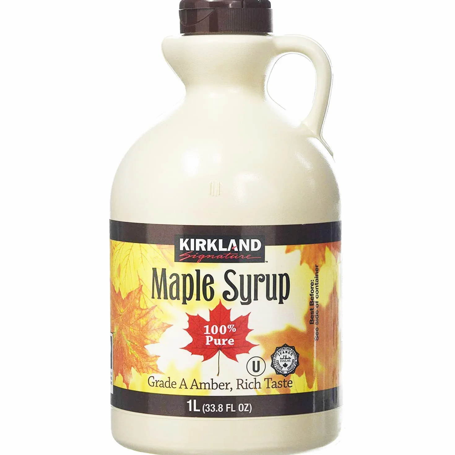Kirkland Jarabe de arce Grado A Ámbar Oscuro 1 litro 1,4 Kg