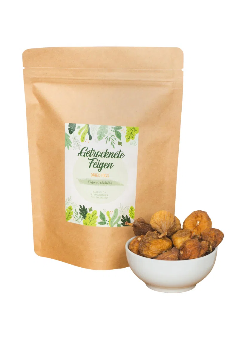 Higos deshidratados 500g, Higos enteros naturales, Calidad 1A, Ideales como snack, en cereales o para repostería, Dulzura natural