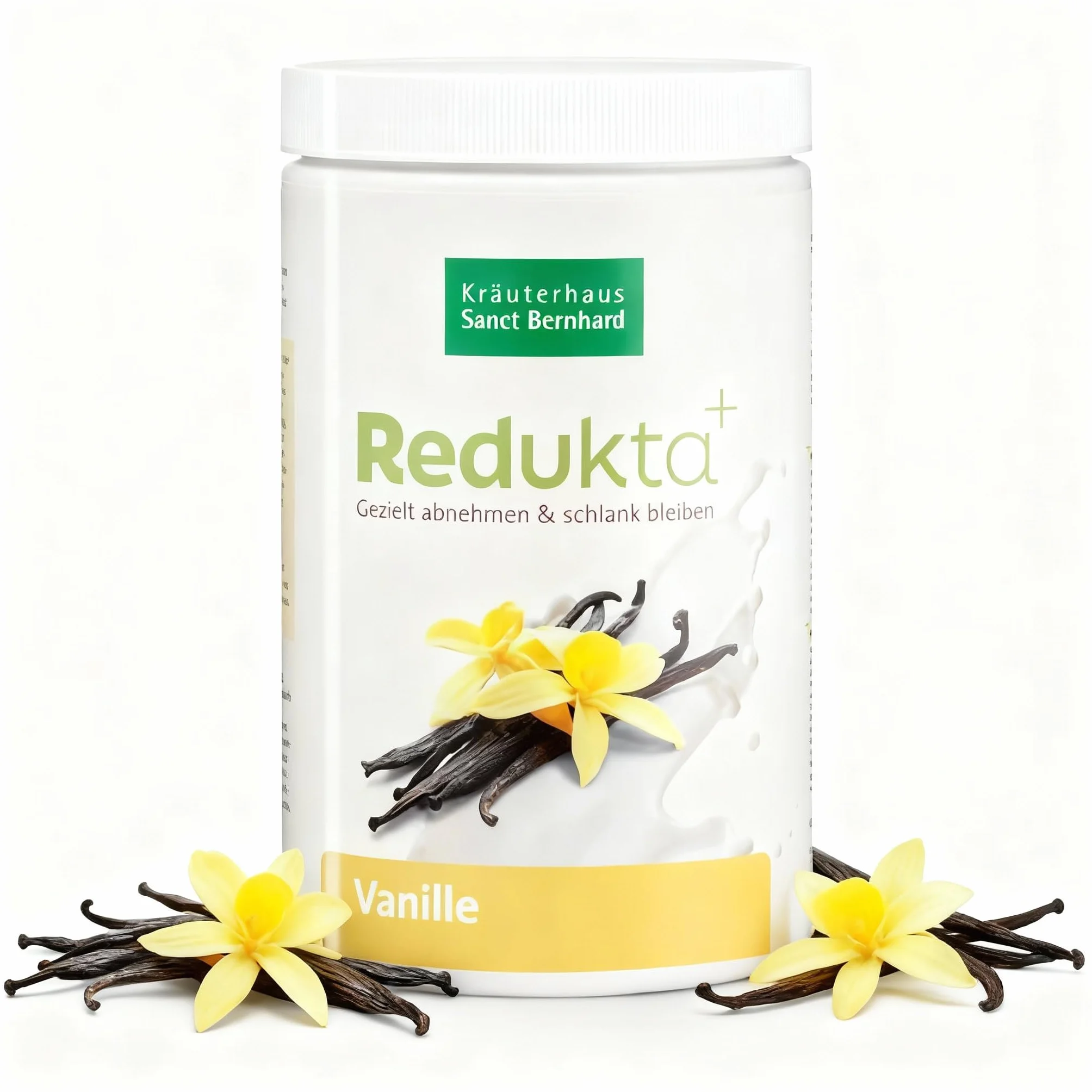 Reductaplus Batido Sustitutivo de Comida 600 g - 15 Raciones para Adelgazar Rápido con Proteínas Potentes y Saciedad Natural (Vainilla)