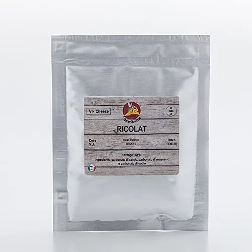 Ricotta, 10 g - Cultivo de Queso | Queso Italiano | Cultivo seco | Fermentación de Queso | Cuajo | Bacterias del Queso | Bacterias de ácido láctico