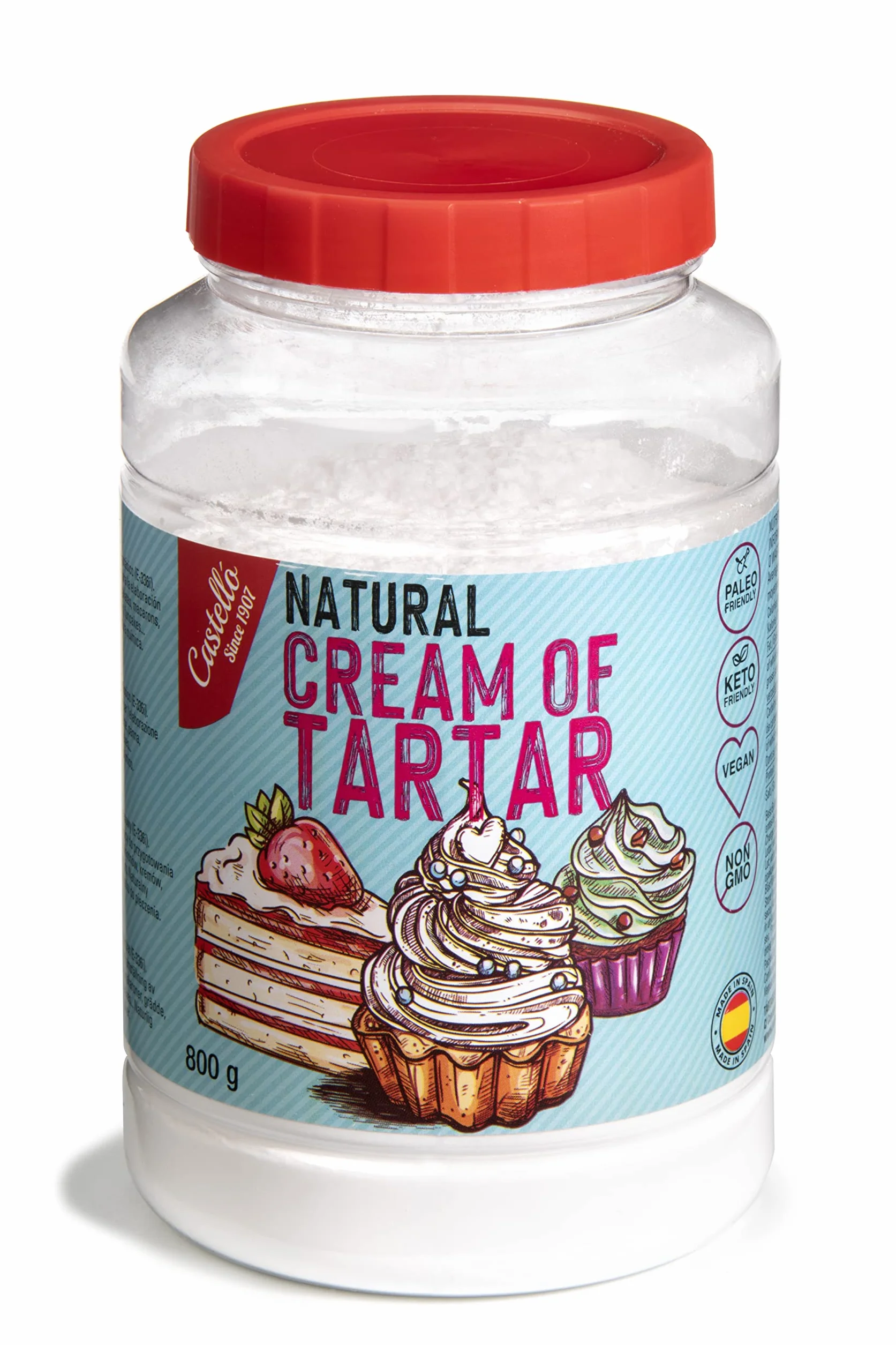 Castello since 1907 Cremor Tártaro (Cream of Tartar) 800 g