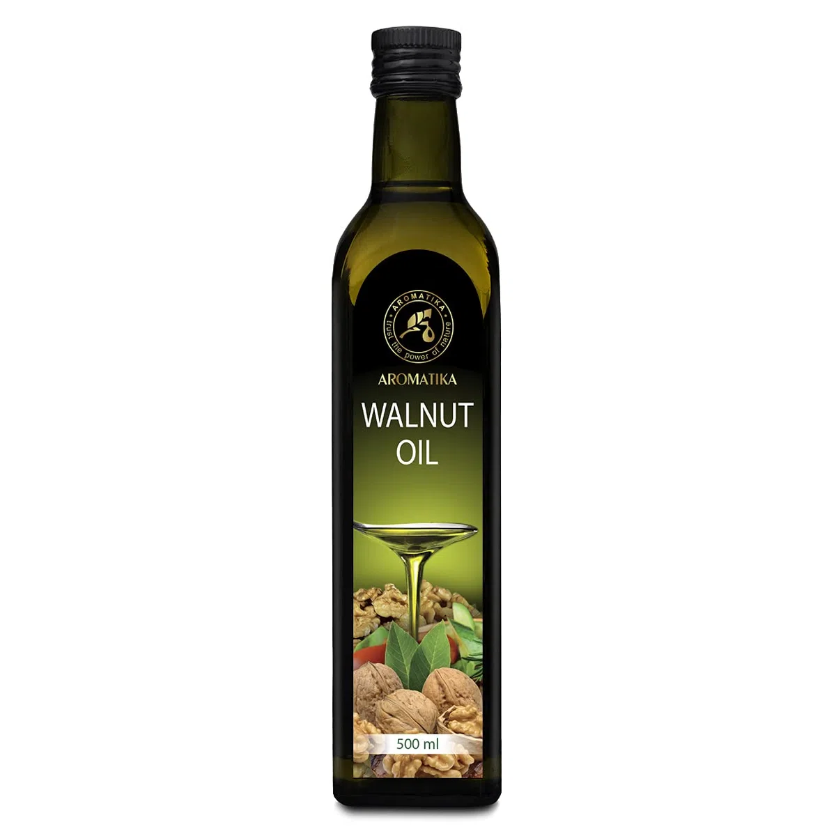 Aceite de Nuez 500ml - Aceite Culinarios - de Nuez para Cocinar y Condimentos - para Ensaladas - Ideal para Consumo y Aderezos de Ensaladas