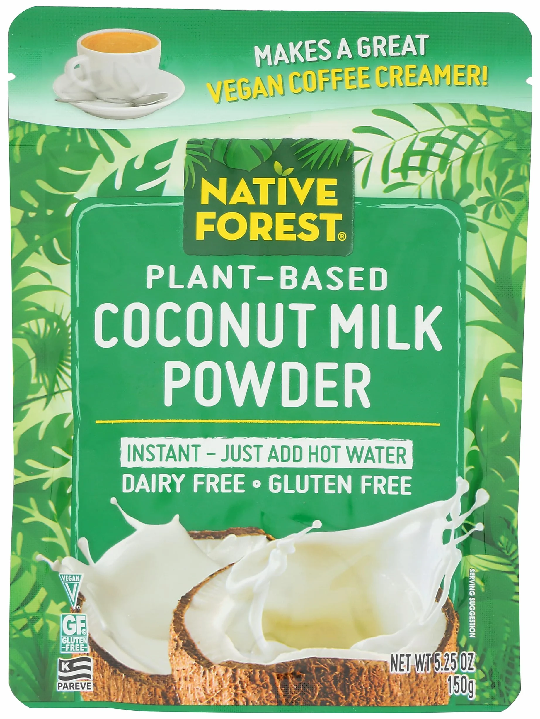 Polvo de leche de coco Vegano 5.25 oz
