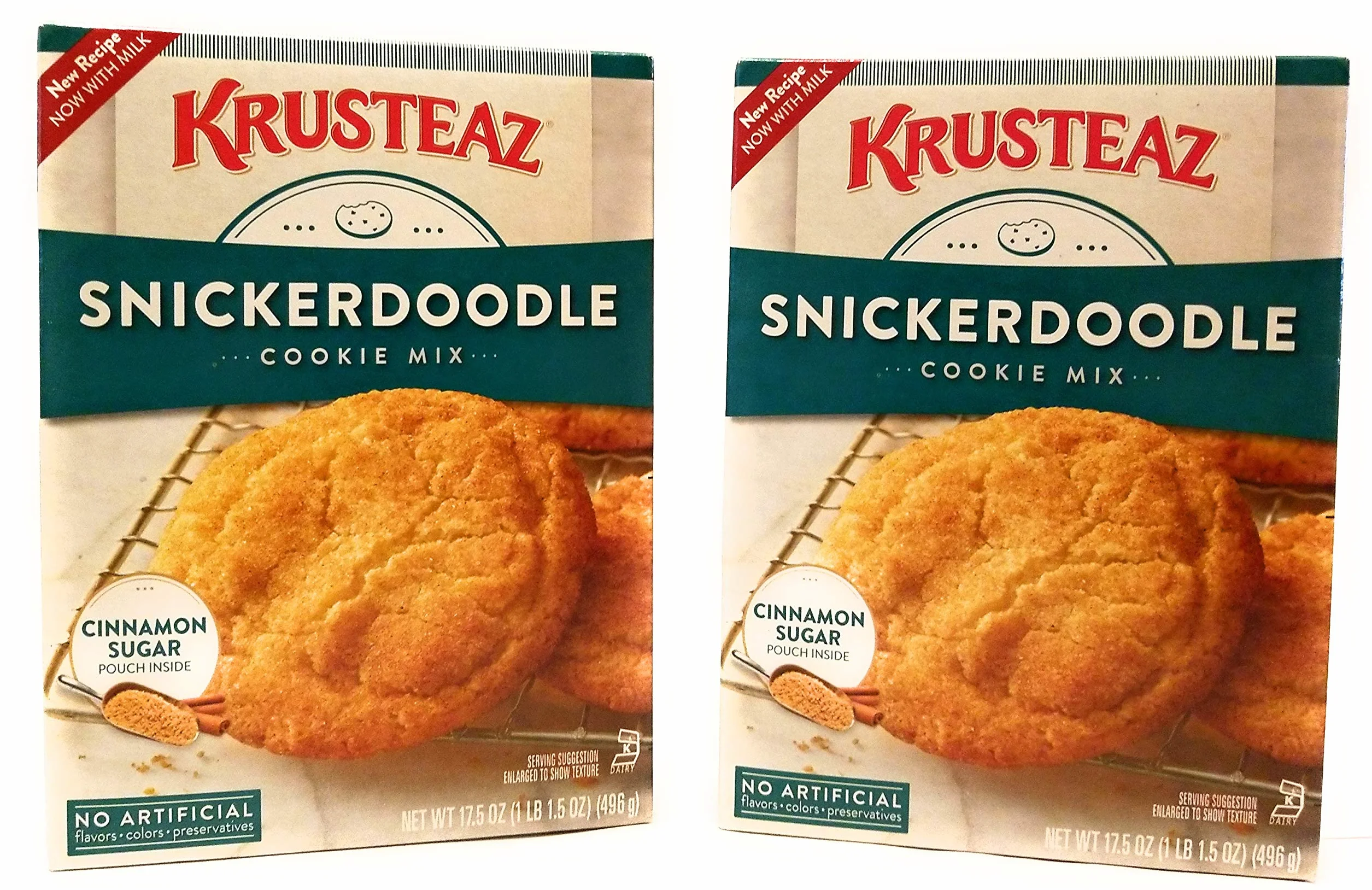 Krusteaz Snickerdoodle Cookie Mix, 17.5-Ounce Boxes (Pack of 2)