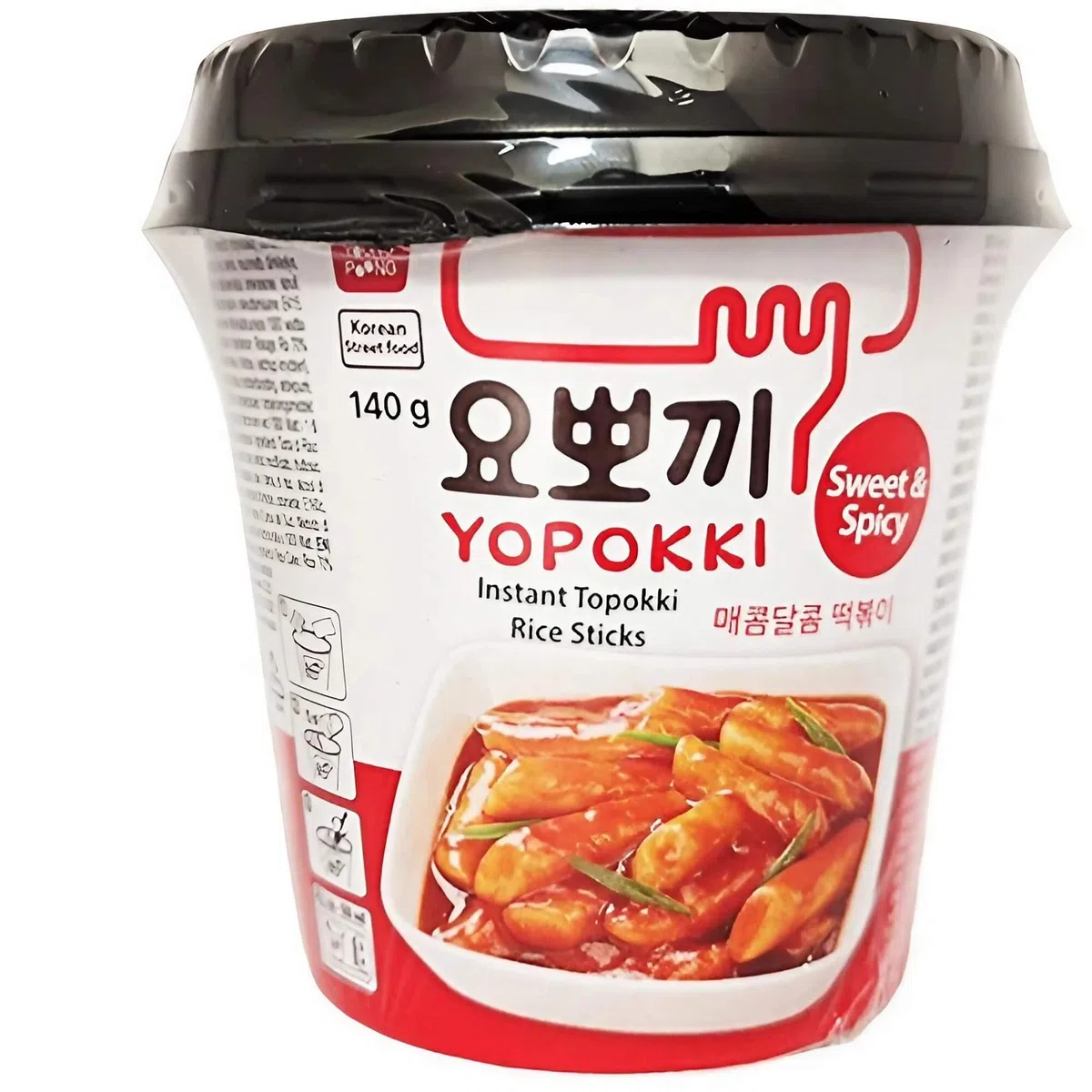 Yopokki Instant - Pasteles de arroz (6 unidades de 120 g)