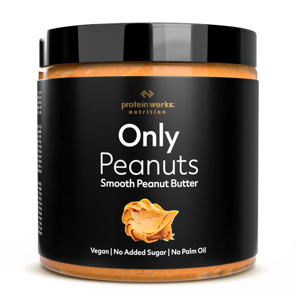THE PROTEIN WORKS Mantequilla de Cacahuete Cremosa | 100% Natural Peanut Butter | Apto Para Veganos| Sin azúcares añadidos, conservantes ni aceite de palma | 500 g