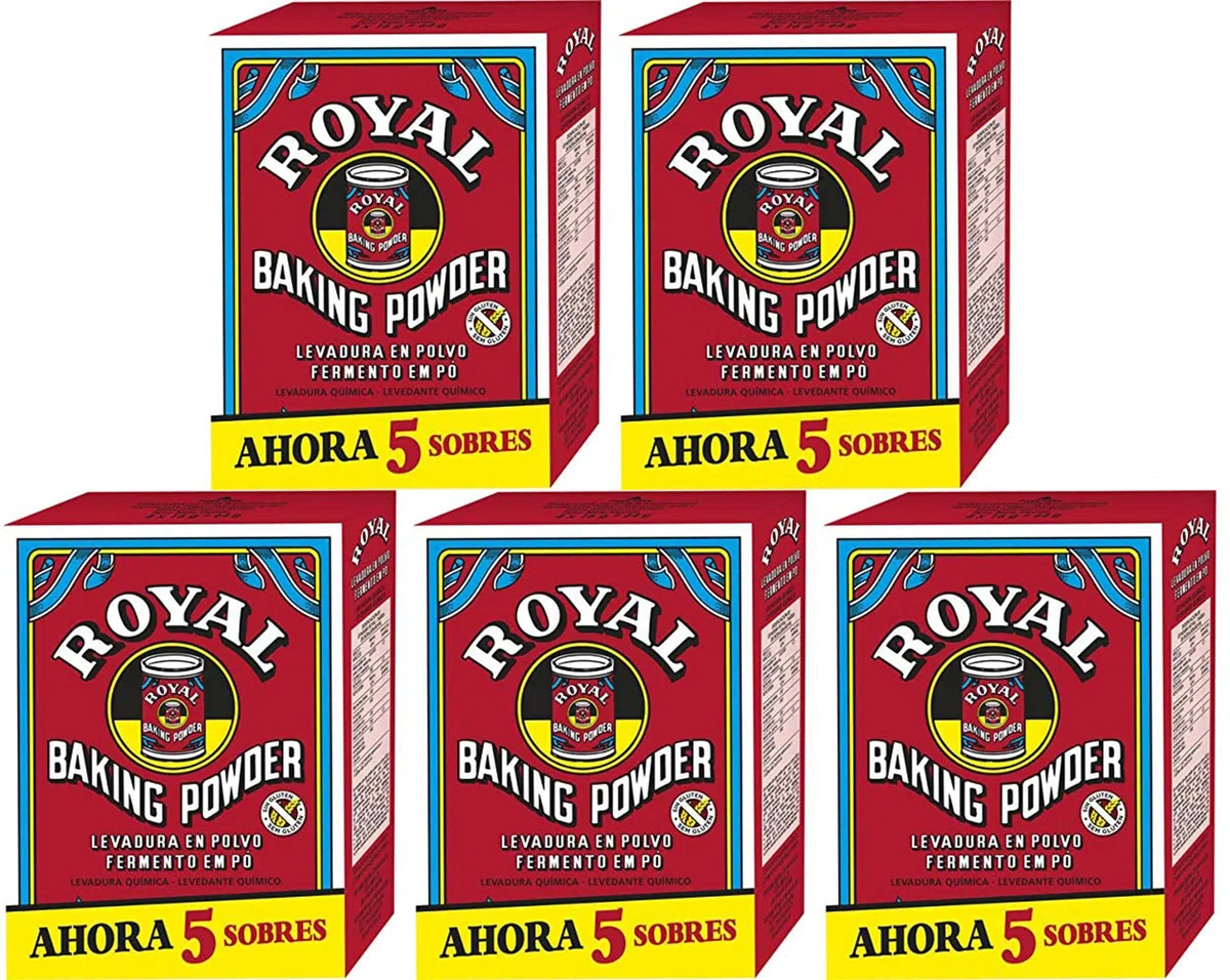 Levadura Royal. 5 Paquetes